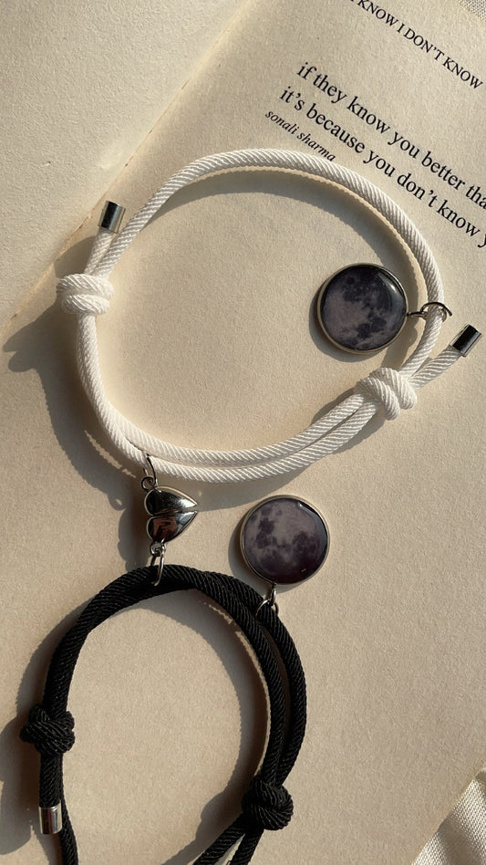 Moon magnet bracelet